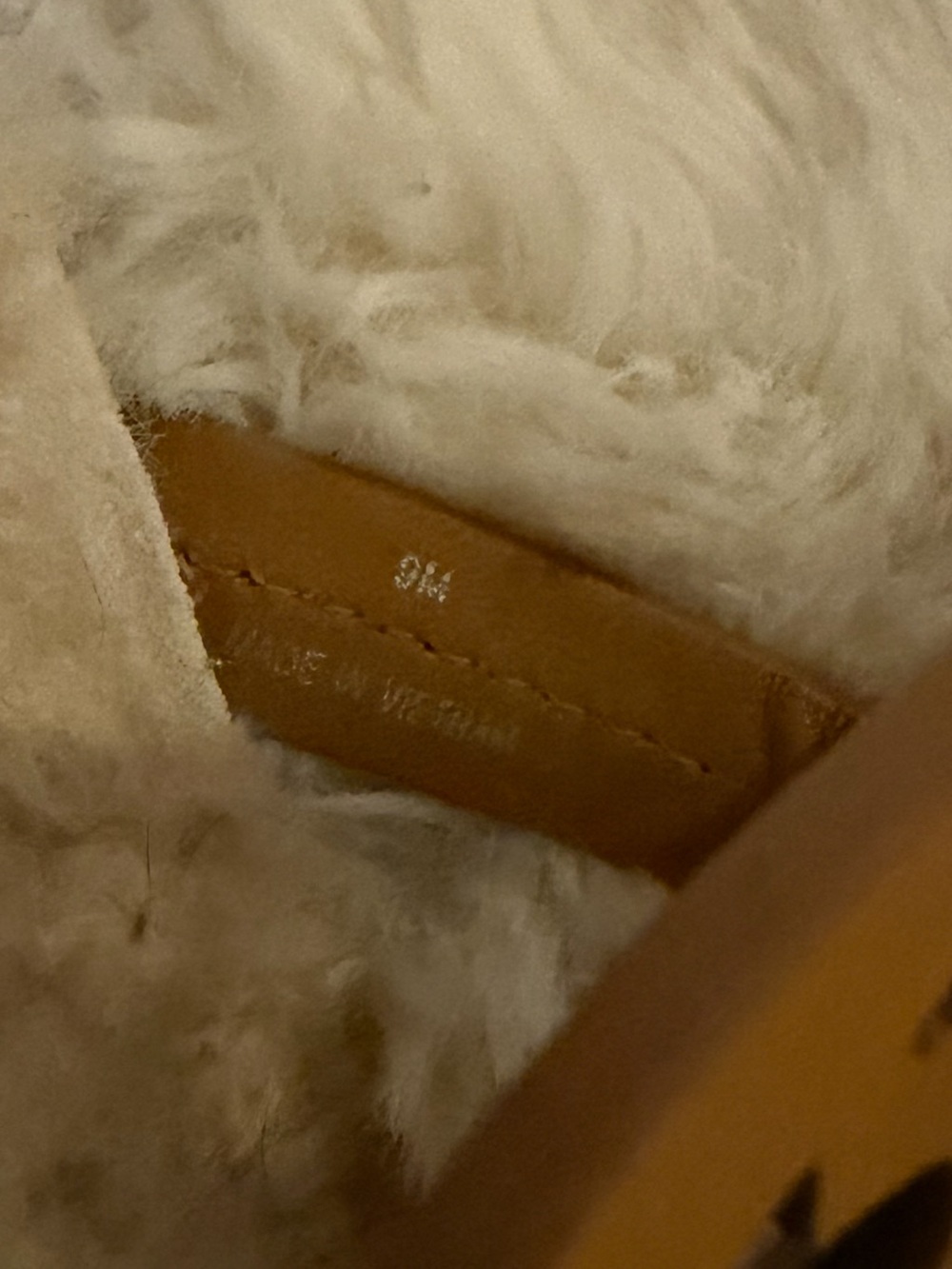 🔥Tory Burch size 9 Miller cloud shearling Napa leather - Picture 7 of 7